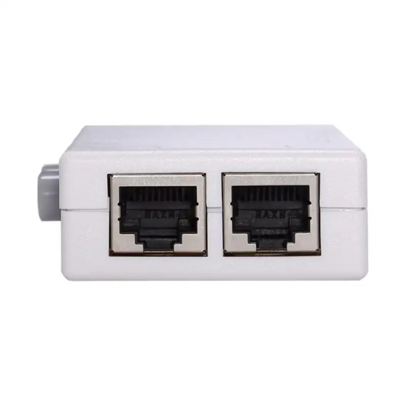 

Y1UB 2-портовый сетевой коммутатор RJ45 2 на 1 сплиттер RJ45 удлинитель интернет-сетей