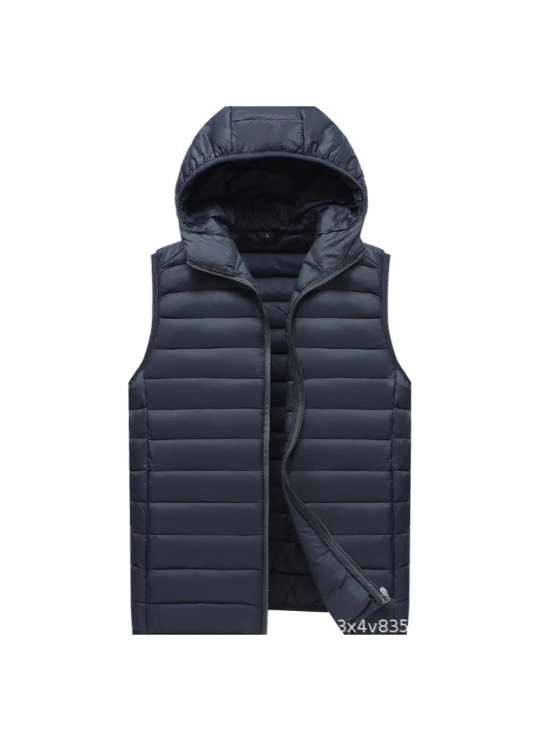 

Men's winter hooded cotton vest men's vest waistcoat cotton vest warm cotton jacket wholesale