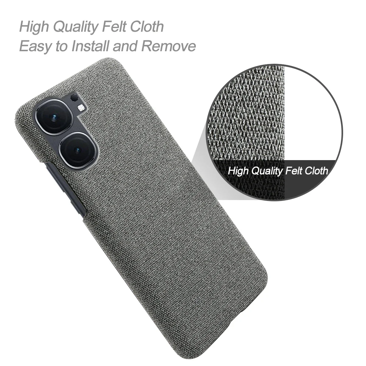 For Vivo iQOO Neo9 Case Luxury Fabric Antiskid Cover For VIVO iQOO Neo 9 5G Cloth Case For vivo iQOO Neo9 6.78