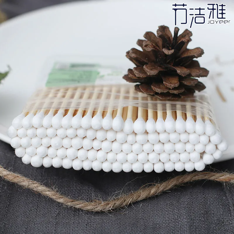 100pcs Double Head Cotton Swab Dust Removal Cleaning Tool For LCD Screen Motherboard Phone Repair #1