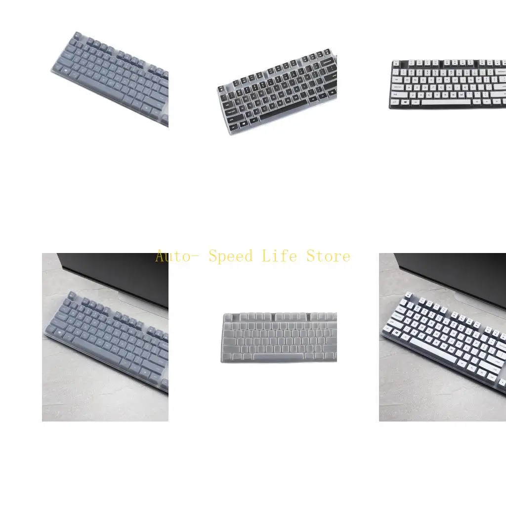 

02DA Dustproof Clear Laptop Keyboards Skin Protective Film for K835 K855