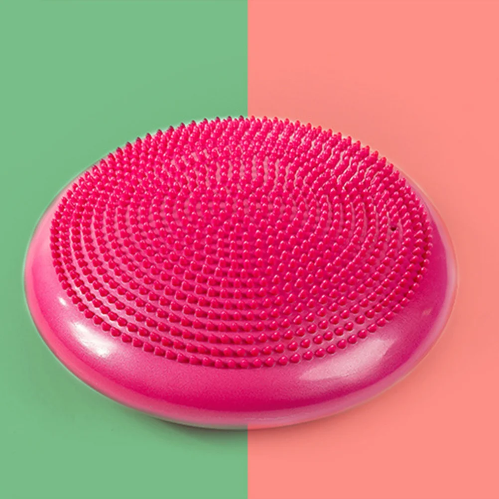 

13 Inch Extra Thick Inflated Balance Disc For Core Stability Wobble Seat Cushion Back Pain Relief Yoga Exercise