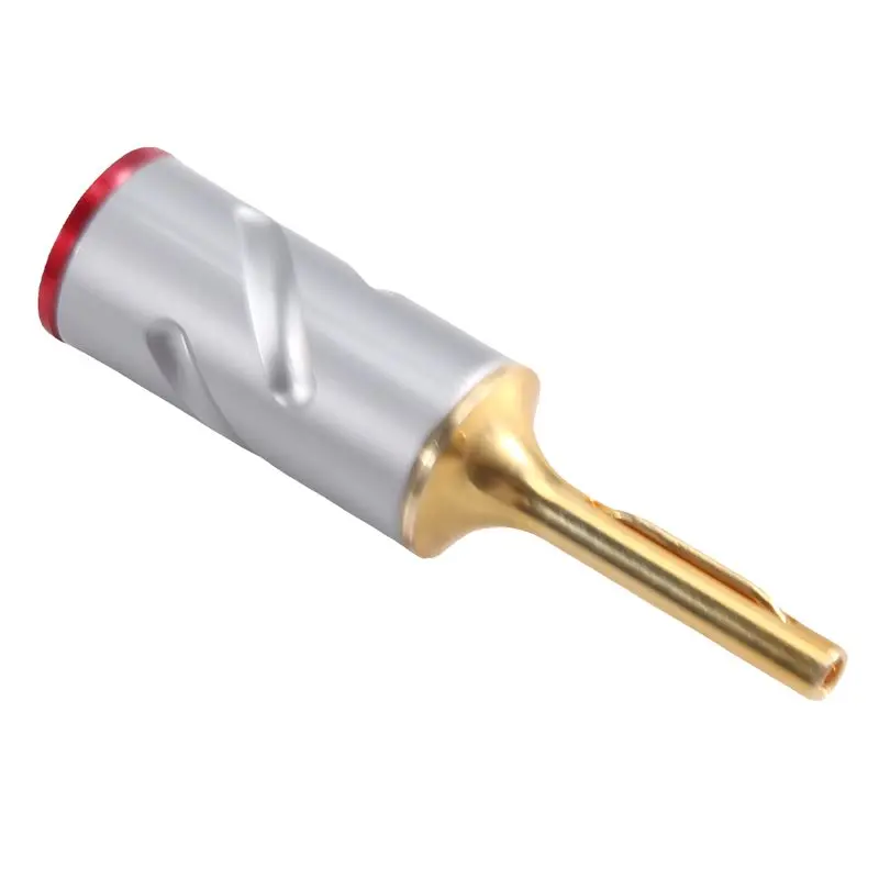 Ingenious-For Speaker Cable Compatible Banana Plug 24K /Rhodium Plated Pure Copper Banana Connector