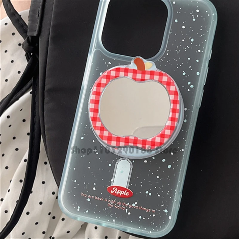 ที่ยึดโทรศัพท์แบบแม่เหล็กพร้อมกระจกน่ารัก รุ่น Griptok เหมาะสำหรับ iPhone 17 16 รองรับ Magsafe Smart Tok