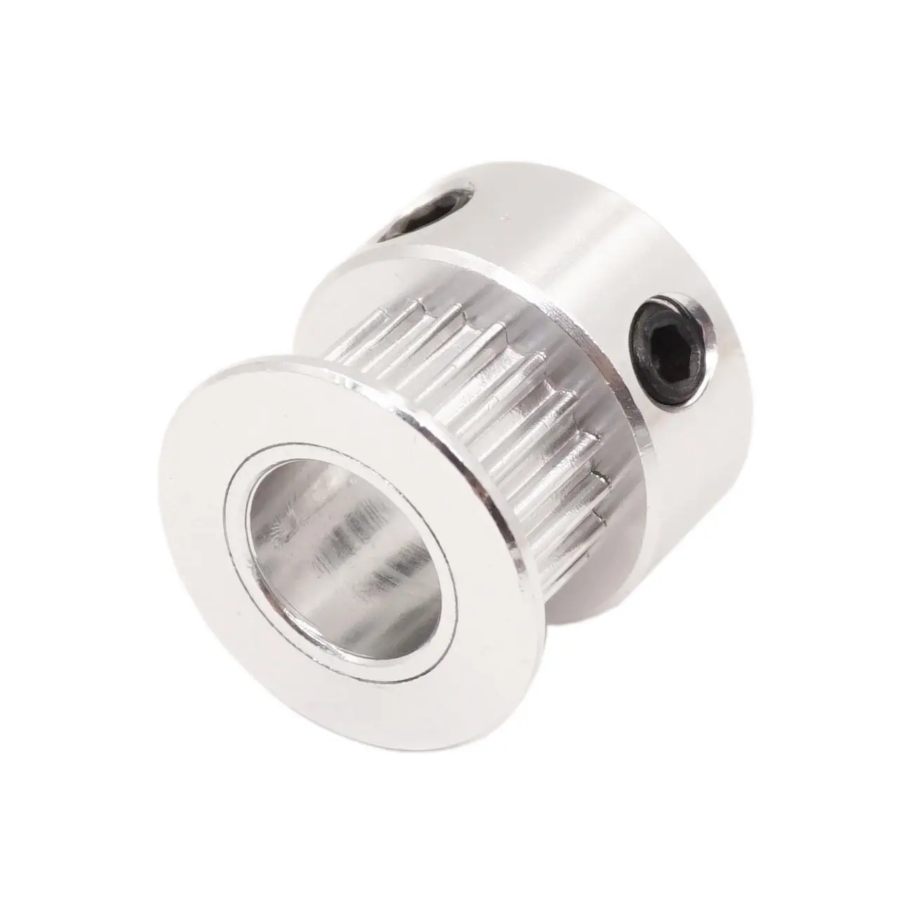 2/5 Stück GT2 Riemenscheibe, 20 Zähne, 5 mm Bohrung, 6 mm Breite, 20 Zähne, Zahnriemenscheibe, Aluminium für 3D-Drucker – Detail 7
