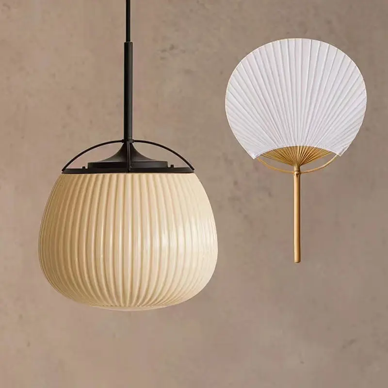 

Nordic Minimalist Cloud Fan Pendant Light Bedroom Bedside Dining Room Bar Counter Study Hotel Original Design Glass Hanging Lamp