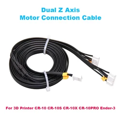 Motor Connection Cable 3D Printer Stepper Motor Cable Terminal Connector Cable 1.5M/4.92FT Double Z Axis for CR-10/10S/Ender-3