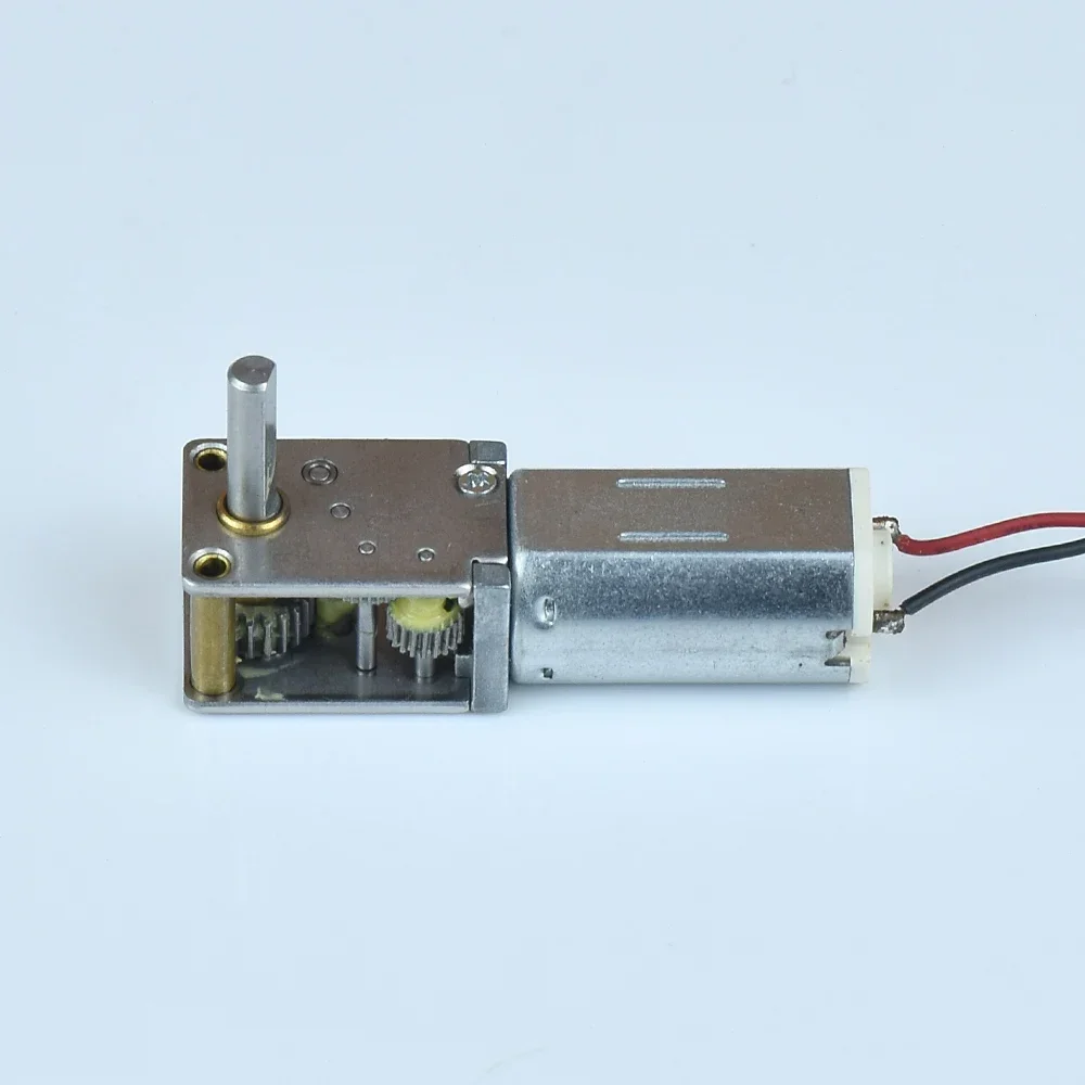 5pcs/lot DC 3V-12V 16RPM Slow Speed N30 Worm Gear Motor Large Torque L-Shape Full Metal Gearbox Motor Right Angle