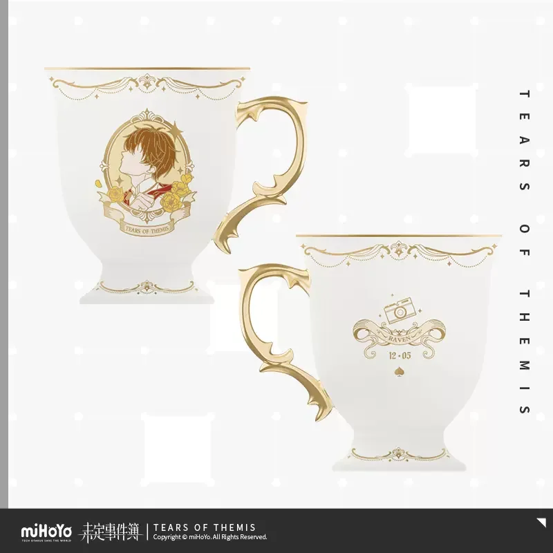 Sunsyea Tears of Themis Official Merch miHoYo Original Impression Series Ceramic Coffee Cup Raven Libra Adjudicator King