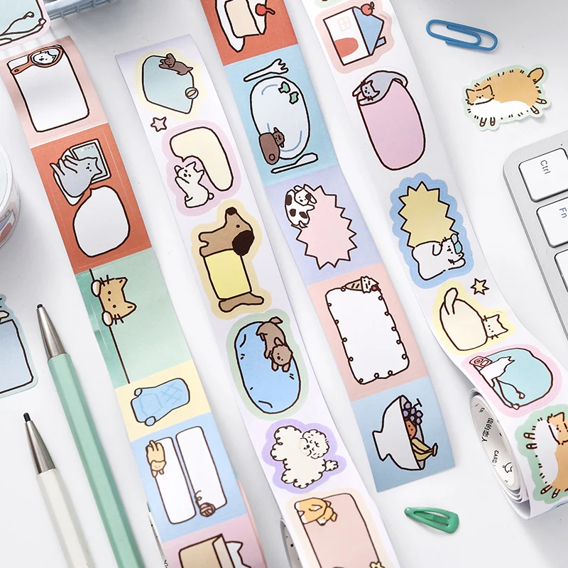 30 مللي متر X 3 متر لطيف الكرتون اشي الشريط DIY بها بنفسك المجلات شريطٌ لاصق الزخرفية للمخططين القرطاسية سكرابوكينغ اللوازم المكتبية