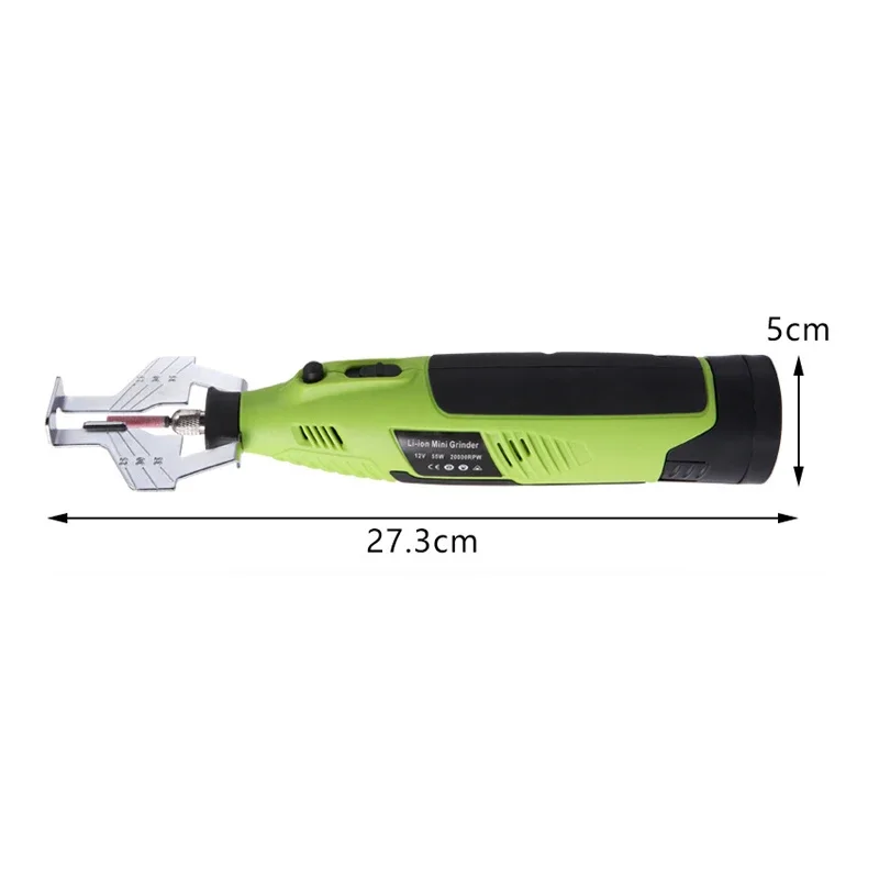 55W 20000rpm Mini Cordless Electric Grinder Set Chain Saw Sharpener Grinding Machine Rechargable Carving Trimming Polishing Tool