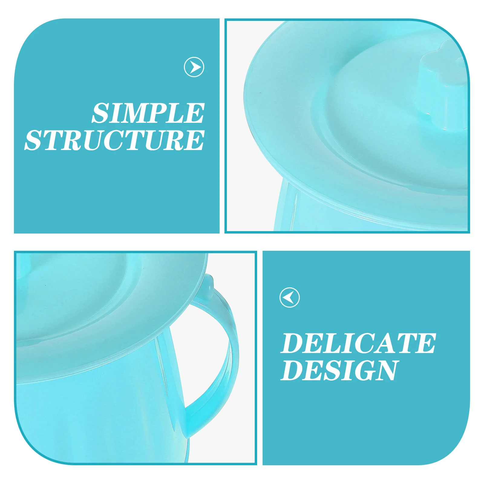 

Portable Plastic Spittoon Chamber Pot Durable Urine Pot Bedpan for Elderly Bedroom Use Plastic Spittoon Urinal