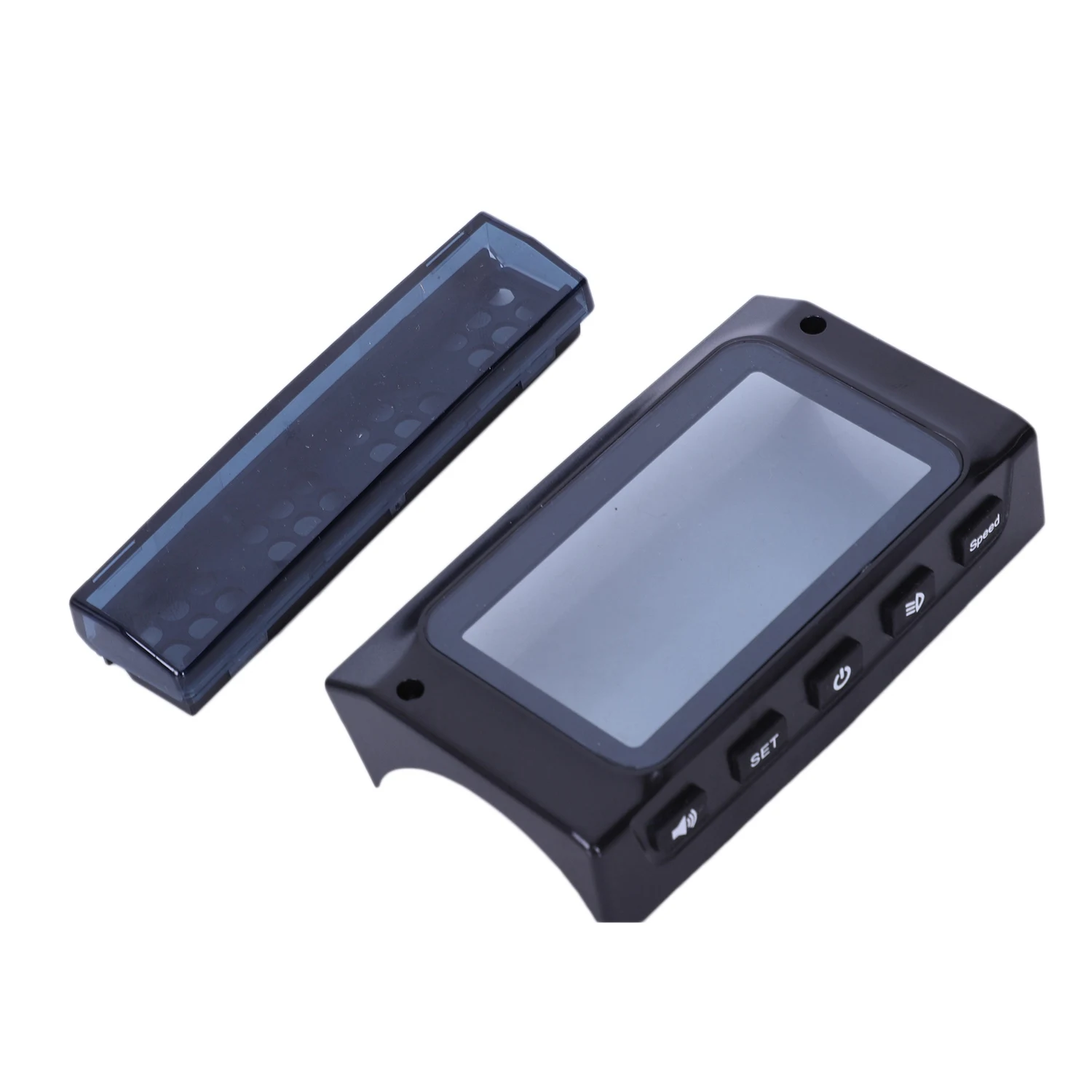 

ABLB-1Pcs Lcd Display Protect Shell Cover With Accelerator Brake Handle Led Light Cover & 1Pcs Front Fender Replacement
