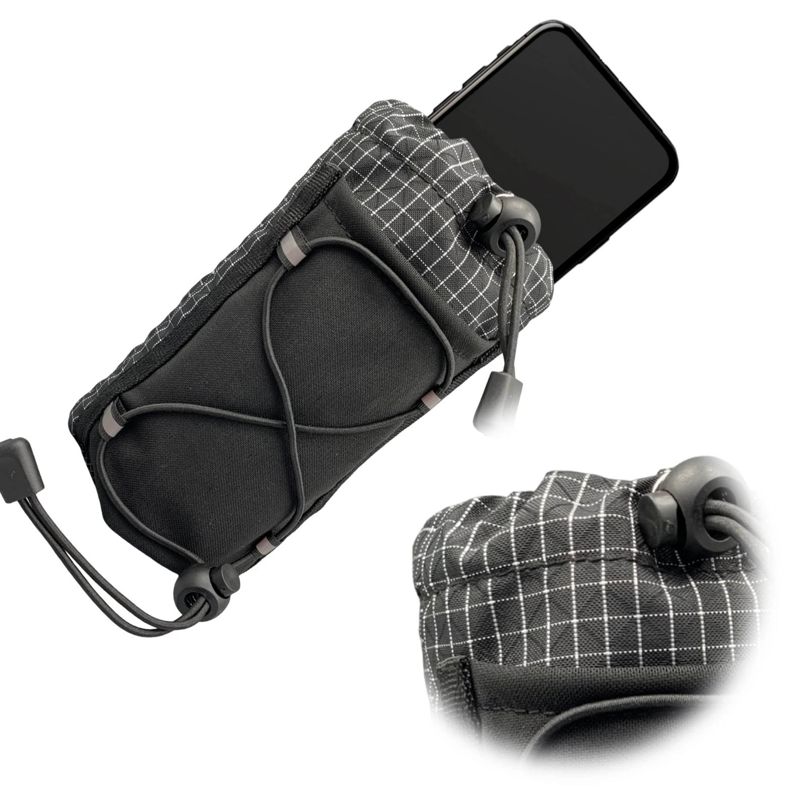 Backpack Strap Pouch Wear Resist Climbing Phone Case Breathable Water Bottle Storage Bag Mountaineering Organizer Accessories