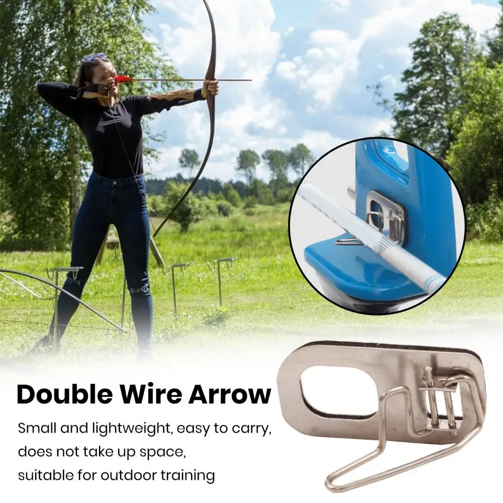 Archery Arrow Stable Arrow Placement Arrow Flexible Stable for Recurve Bow Anti-slip Pads Portable Design Right or for Hunting