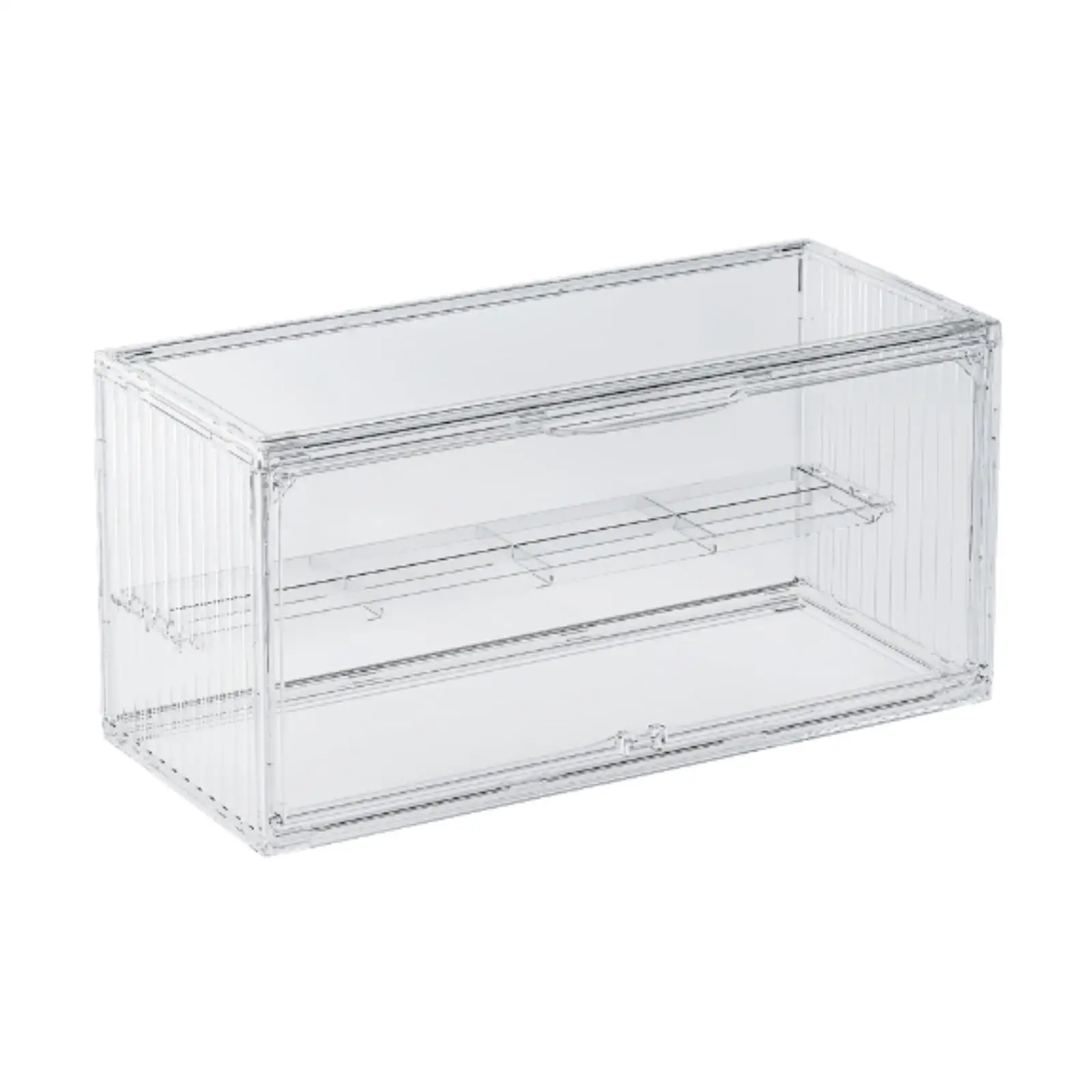 Storage Cabinet Display Box Organizer Protection Box Stones Versatile Countertop Clear Display Case Display Cabinet for Toys