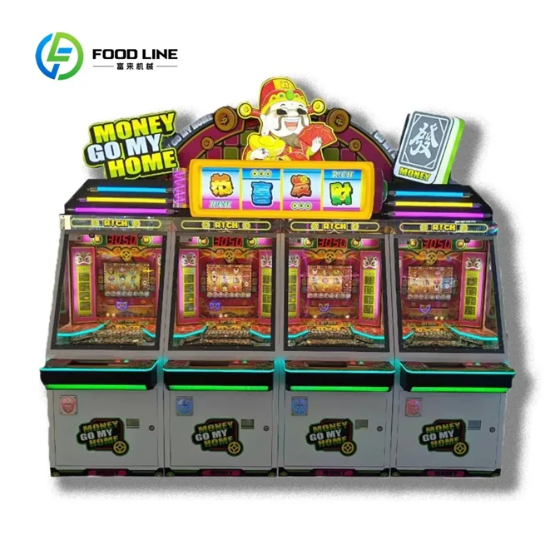Commercial Coin Pusher Arcade Game Machine Automatic Scoring Fun Game Equipment for Arcades and Resorts