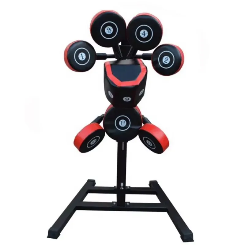 Adjustable boxing target machine for fitness equipment