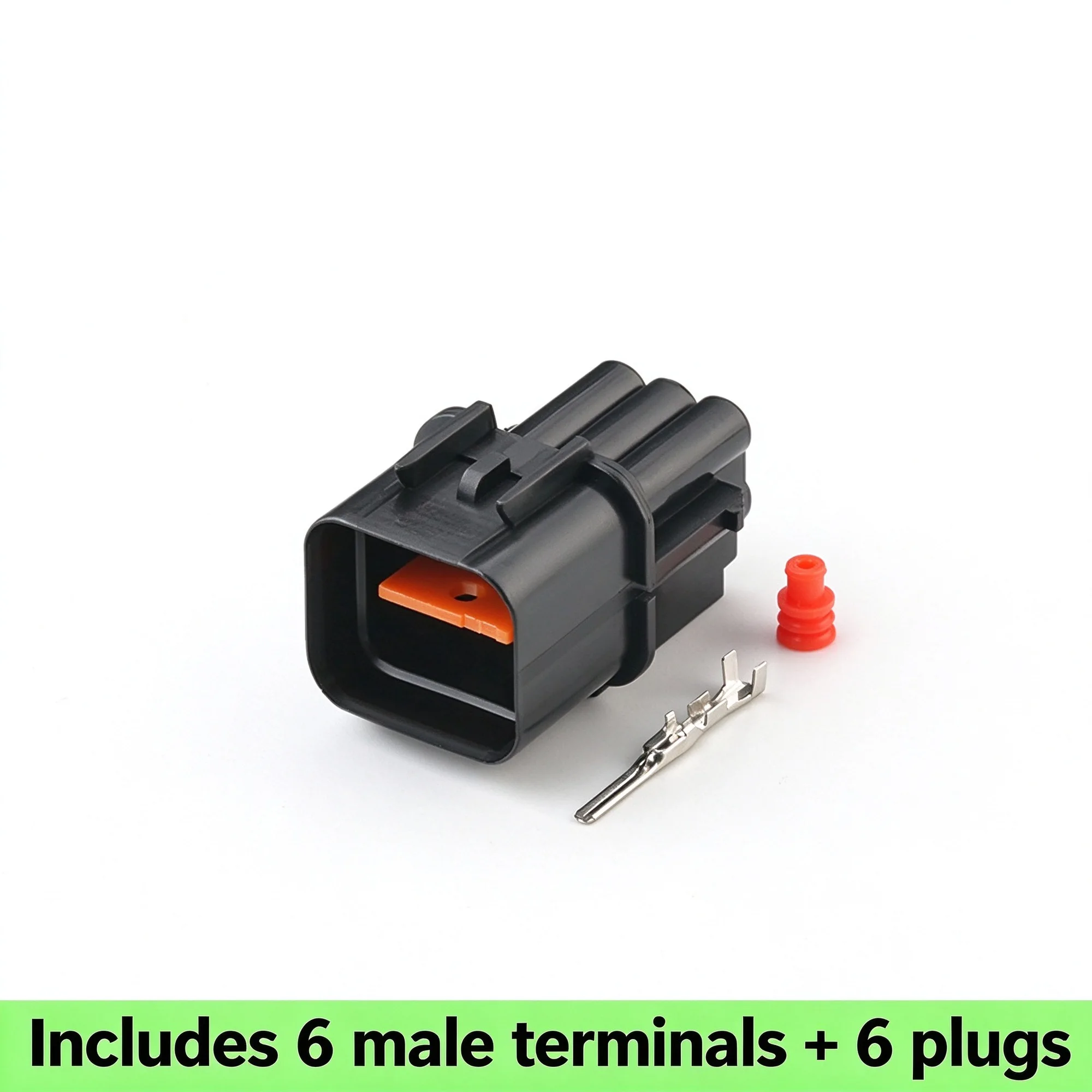 DJ70610Y-2.2-11/21 6 Pin KUM 090 Oxygen Sensor Auto Connector Headlamp Fog Lamp Plug For KIA Hyundai PB625-06027 PB621-06020