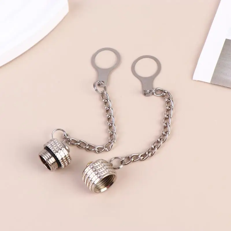 M12 Connector Dust Cover IP65 Waterproof Metal Inner Outer Thread Protective Cap for Smart Home Outdoor Wiring