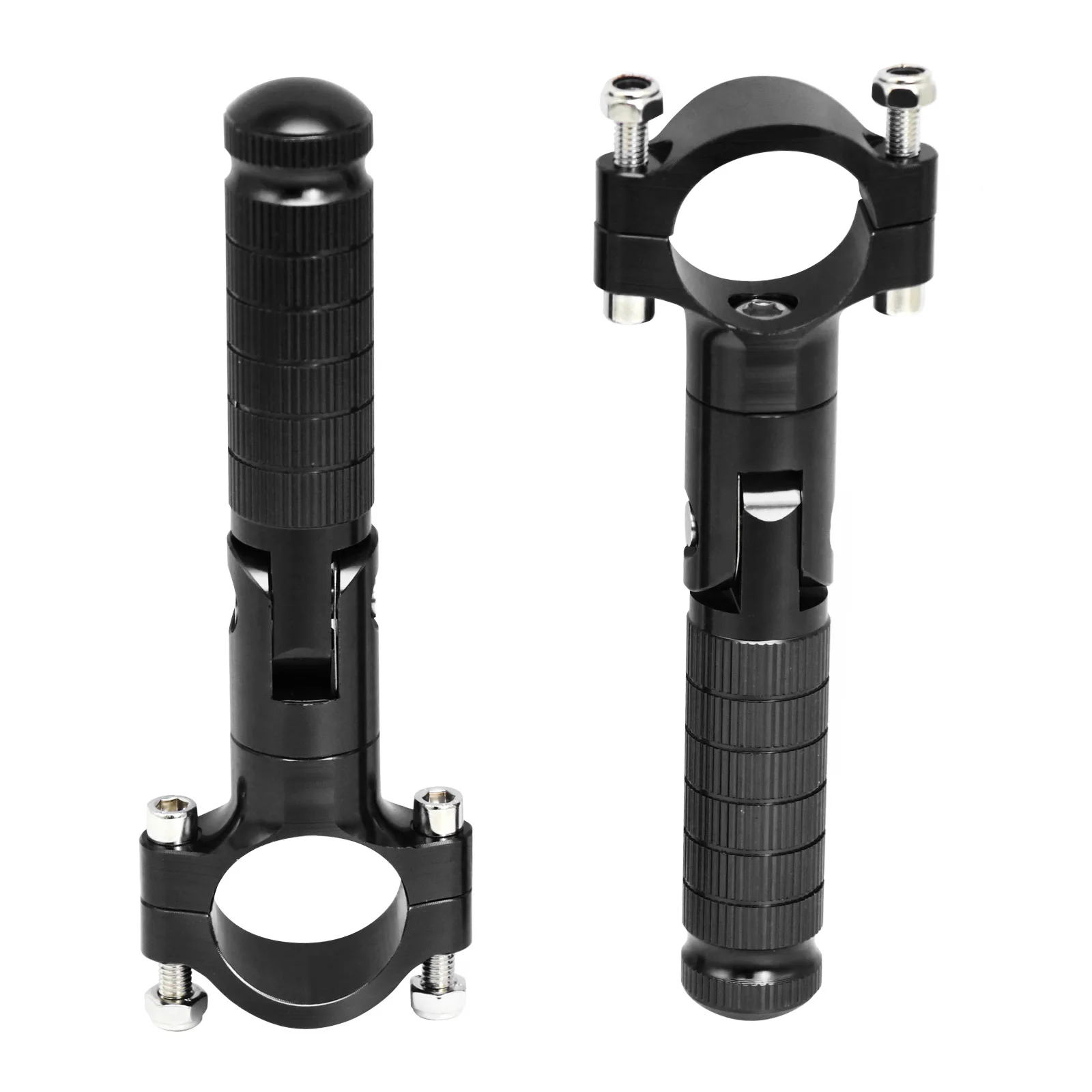 Alconstar Footrest  Motorcycle Bicycle Folding Foot Pegs 90 Degree Foldable Electric Motorbike Passenger Footrests Rearsets Rear