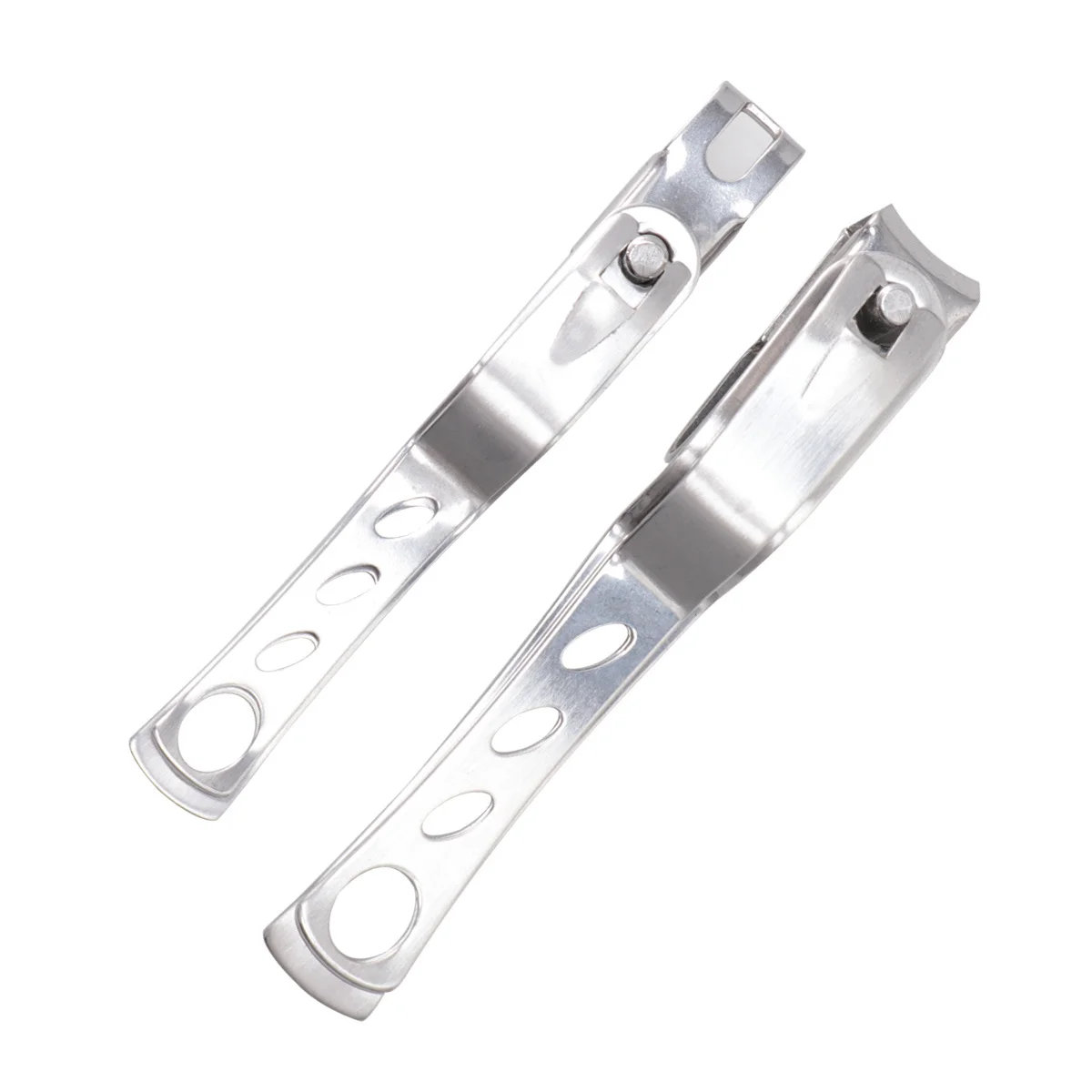 

4pcs Stainless Steel Nail Clipper Set 8Cm 10Cm Manicure Tool For Acrylic Artificial Natural Nails Pedicure Kit Nail Trimmer