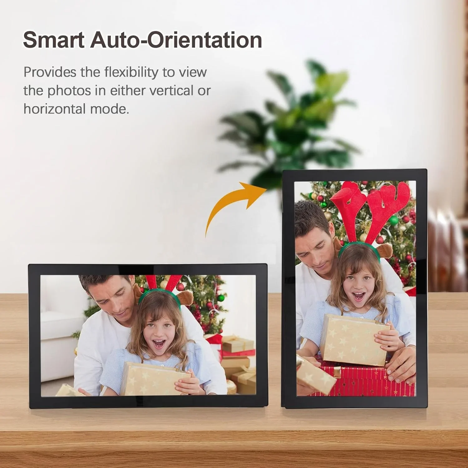 21,5-calowa cyfrowa ramka na zdjęcia Wi-Fi Duża cyfrowa ramka na zdjęcia Ekran dotykowy IPS 32 GB Automatyczne obrót Udostępnij zdjęcia za aplikacją Frameo