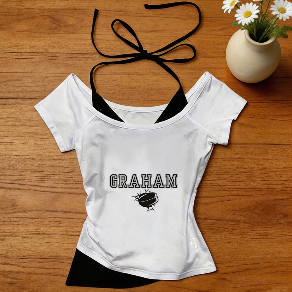 Off Campus crop top shoujo japan scene  cute korean fashion harajuku t-shirt 2000s japanese cute