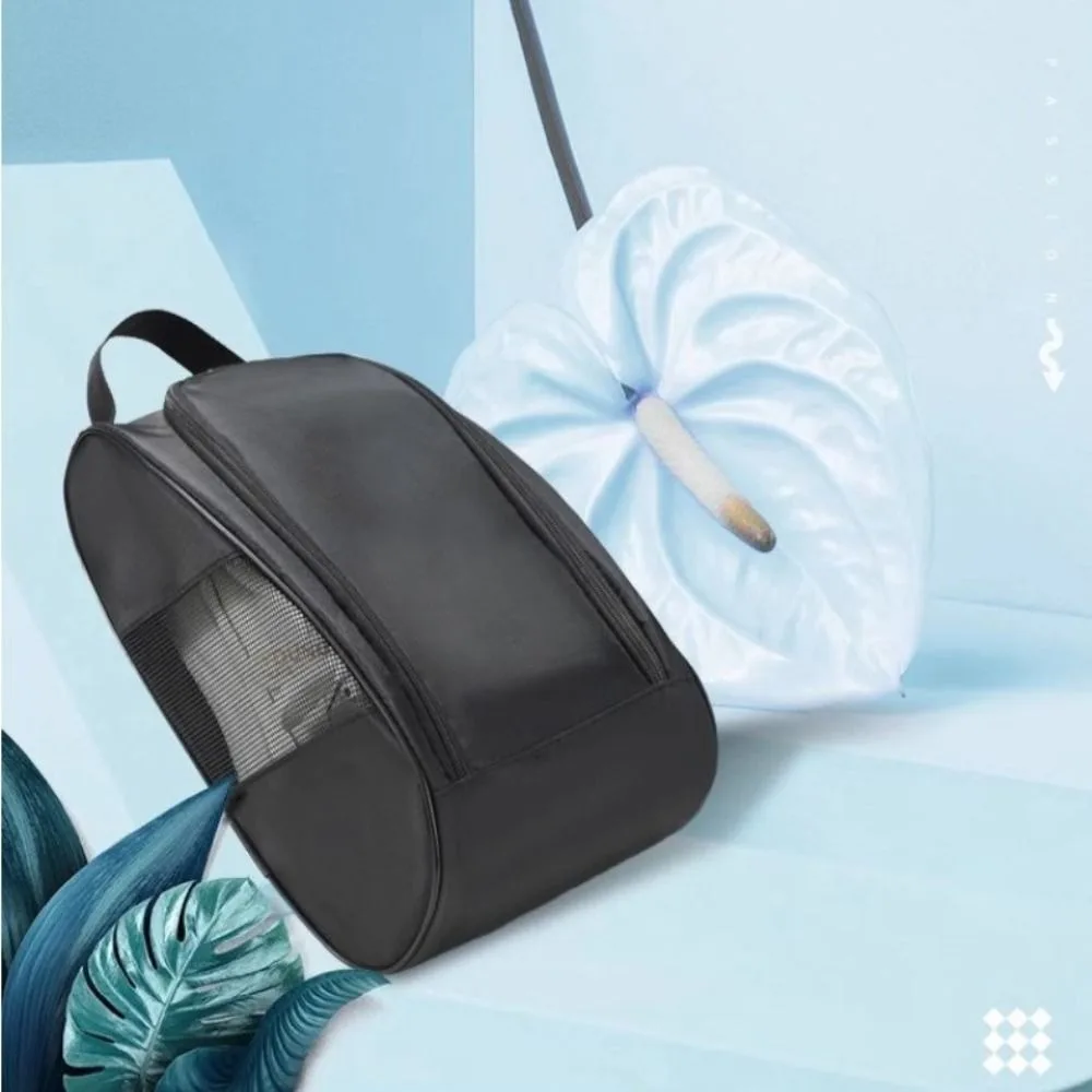 New Hand-Held Shoe Carrier Bag Lightweight Oxford Cloth Shoe Storage Bag Breathable with Zipper Golf Shoe Bag view 4