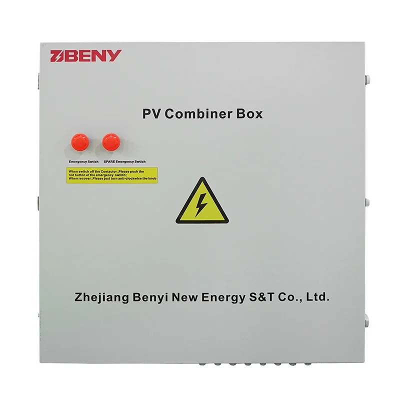 BENY Solar panel string box 12 input 1 output 1500V IP66 DC combiner box for PV safety