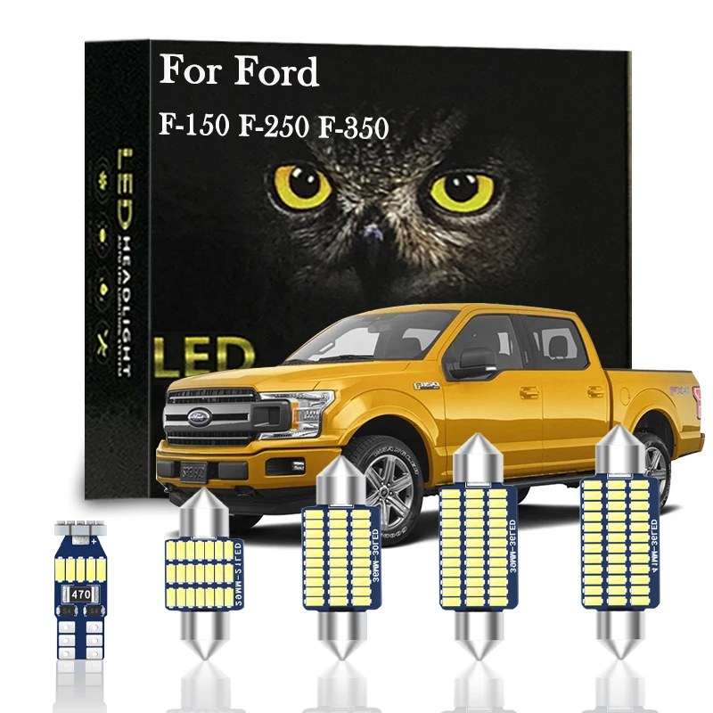 Canbus For Ford F150 F-150 1989 1992 2000 2005 2006 2010 2011 2012 2015 2018 2020 Car LED Interior Light Accessories