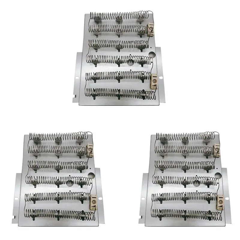 

24-Hour Hotsale 3X WPY503978, 510329P, AP6024199 Dryer Heating Elements Kit Fit For Speed Queen Maytag Magic Amana Replaces 5039
