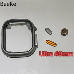 1Set Repair For Apple Watch Ultra 1 2 49MM Middle Frame + Digital Crown LCD Digitizer Mid Plate Screen Bezel Holder Replacement