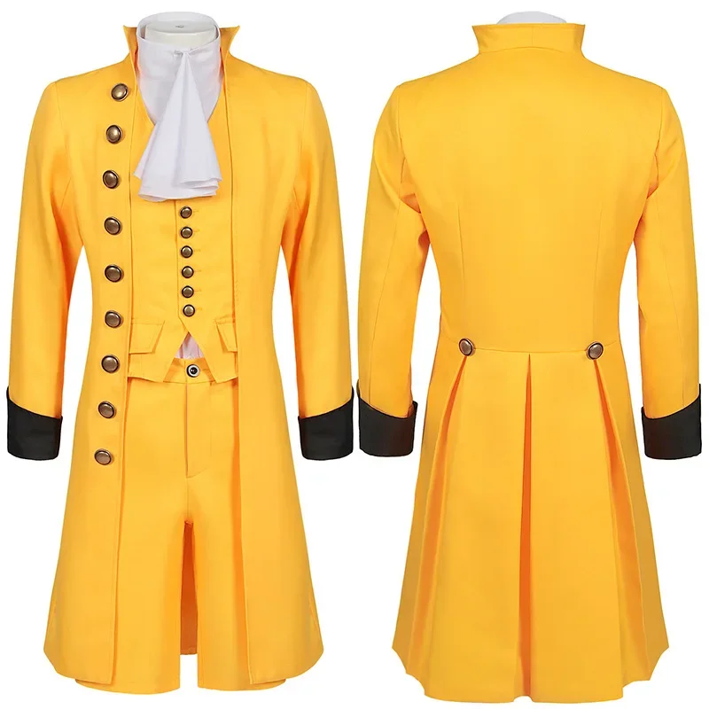 Halloween costume stand-up collar slim British style sheep's foot sleeves mid-length trench coat set