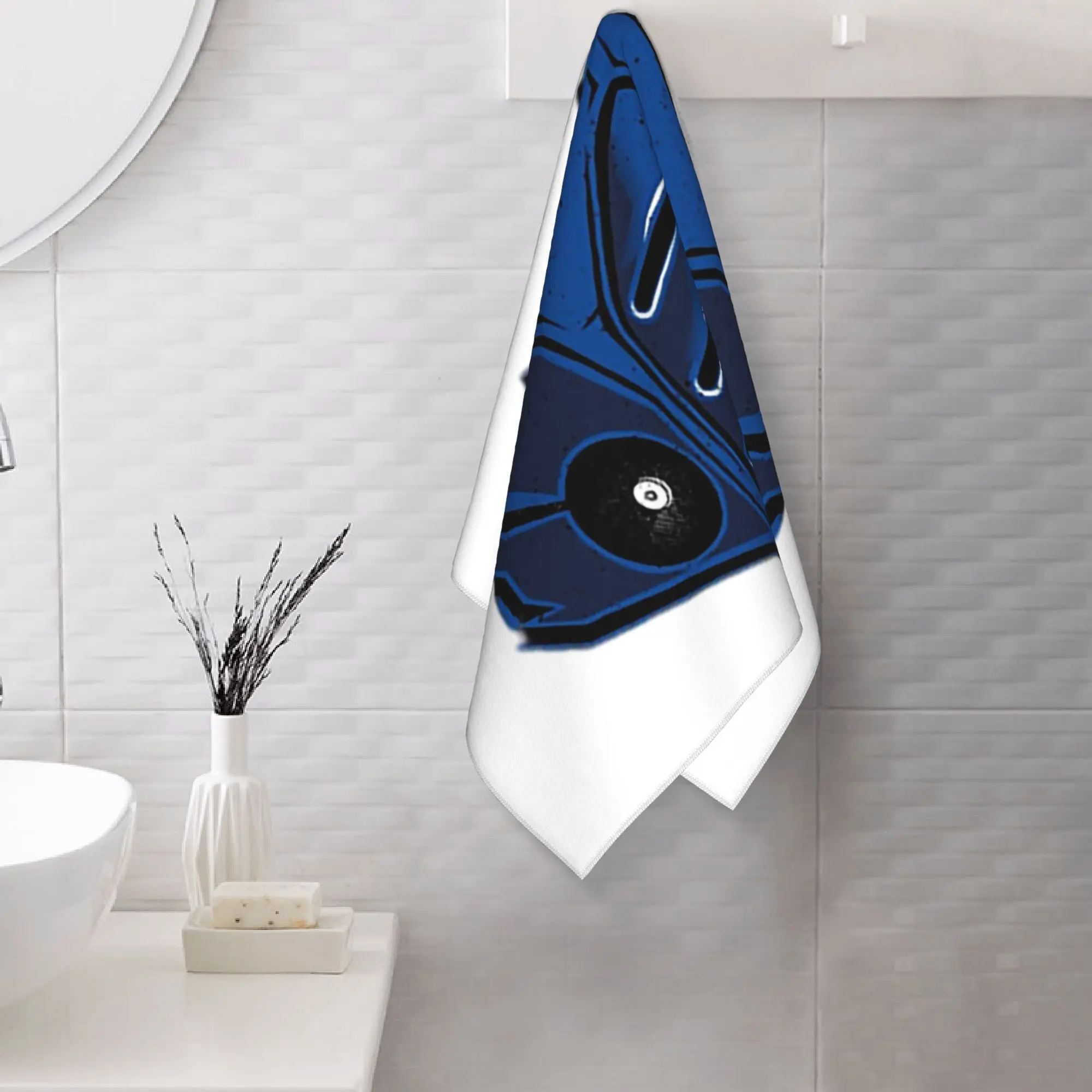 Custom Mortal Kombat Sub-Zero Soft Face Towel Quick Dry Pool Bath Cotton Towels Absorbent