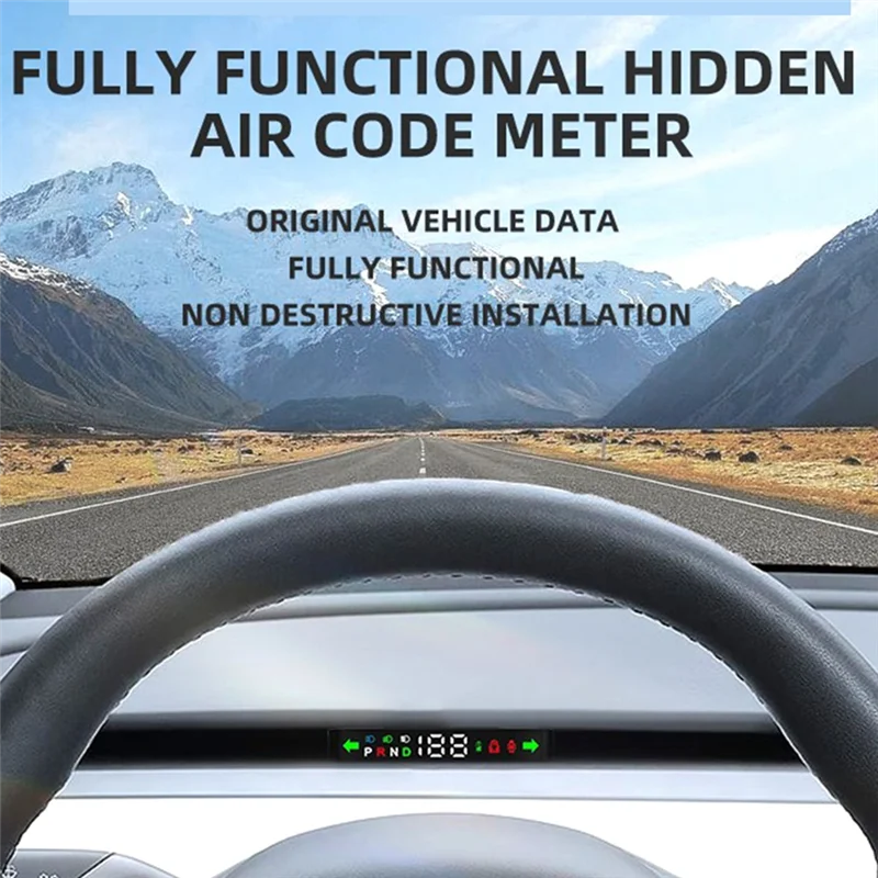 

1Set Parts Accessories For Tesla Model 3 Y Automotive Head-Up Smart Display Air Code Meter LCD Instrument HUD Car Accessories