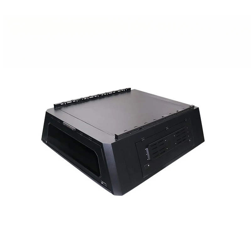 High Quality Manual High Cover Pickup Canopy With Locking Waterproof Tailbox Fit F150 F250 F350