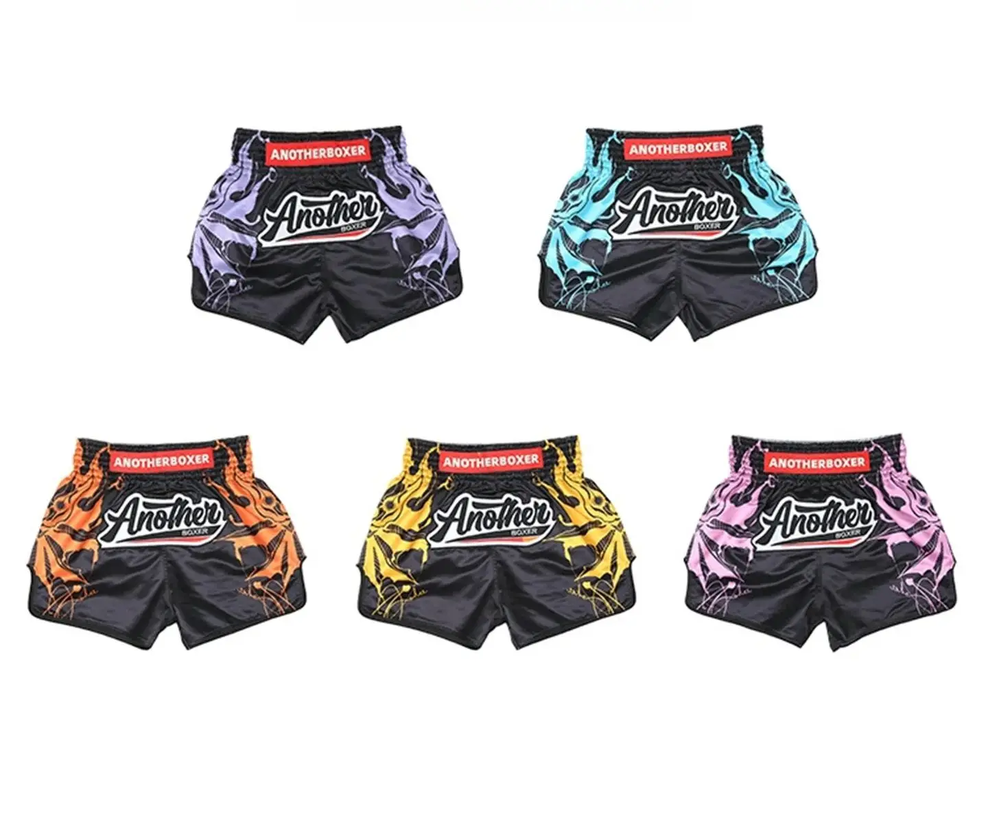 Boxing Trunks Adult And Kids MMA Fighting Professional Muay Thai Competition Training Shorts Martial Arts Sanda Half Pants