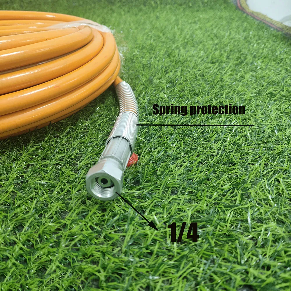 1/4 Airless Spray Hose High Pressure Wear resistant Pipe 6525PSI Spray Machine Universal Steel Wire Pipe,