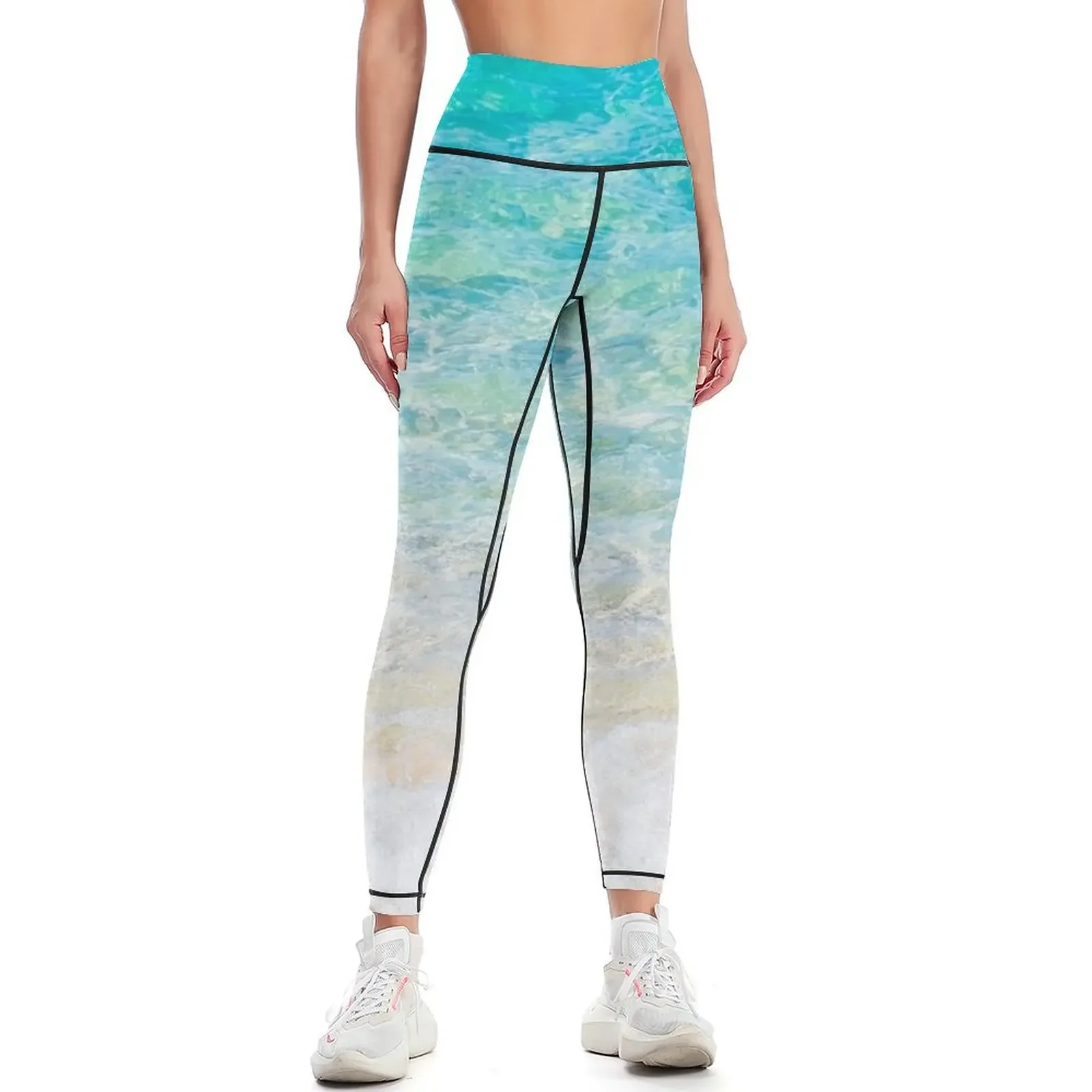 

Life's a beach... Leggings gym womans for physical Leginsy push up Legging sport Womens Leggings