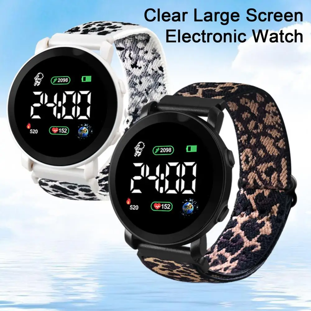 Electronic Watch with Led Display Screen Electronic Watch Accurate Time Led Digital Display Watch with Adjustable Strap