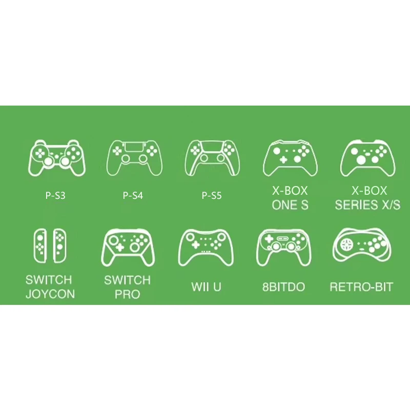 MD / newFC Wireless Bluetooth Controller Receiver Adapter für Ps 3/4/5 8bitdo xbox one serie X/S Mehrere Wireless Gamepad