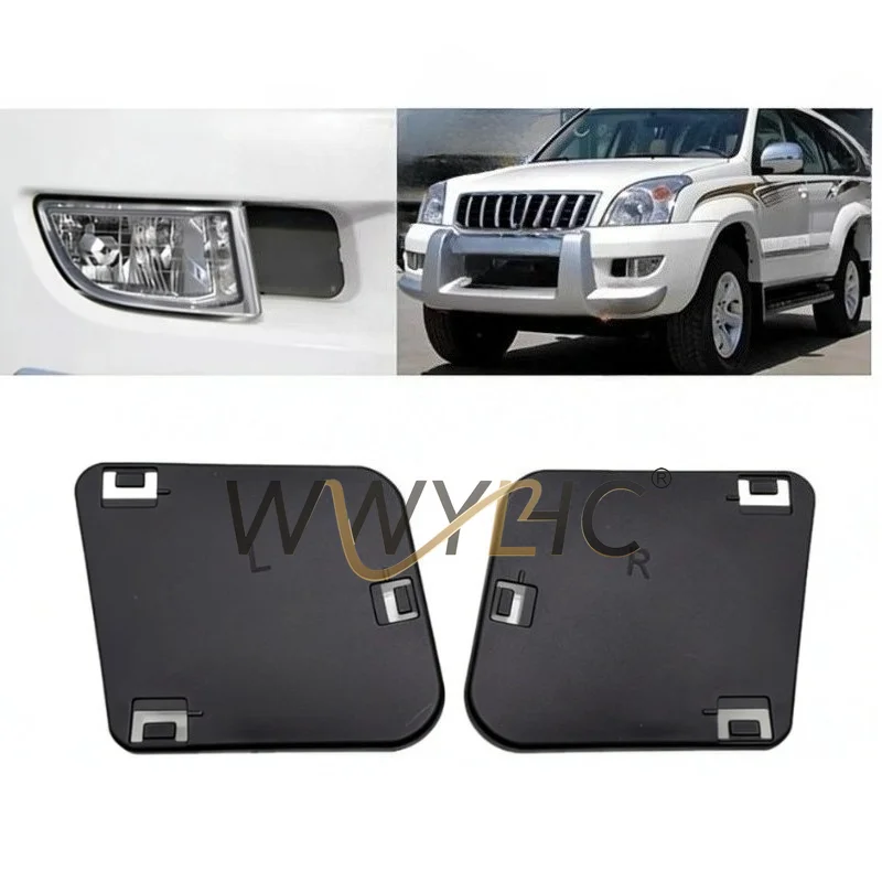 Front Bumper Fog Light Frame Side Trim Panel Baffle Cover Fit for LC120 2003-2009 Auto Replacement Part