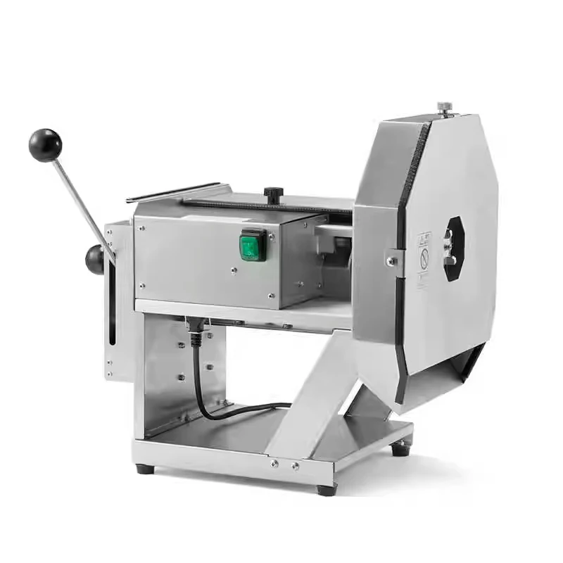 قطاعة كعكة الأرز الهوائية التجارية قطع لحم البقر السجق البطاطس الملفوف آلة تقطيع الخضروات الكهربائية الصغيرة