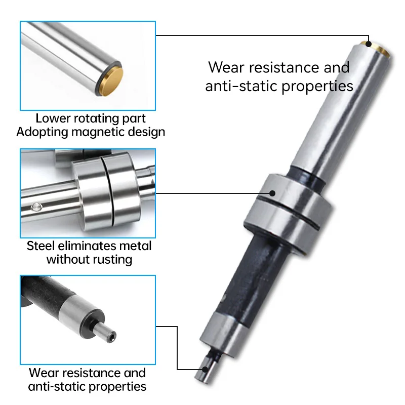 CE-420 Mechanical HSS Edges Finder 10MM Handle With Spring Finder Milling Lathe Machine Point Sensor Milling Measurement Tool