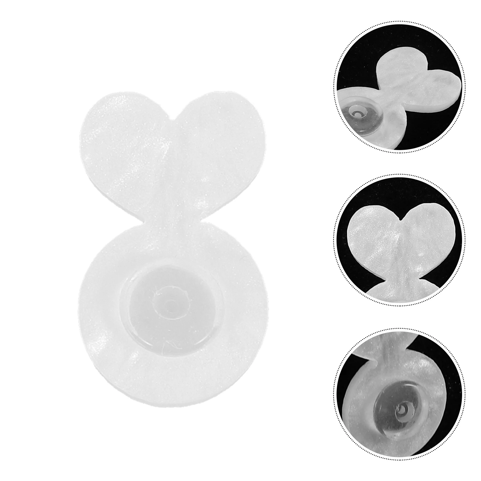 

20pcs Silicone Earring Backs Replacement Secure Locking Plug Stopper Accessories For Jewelry Diy Earrings Supplies Lightweight