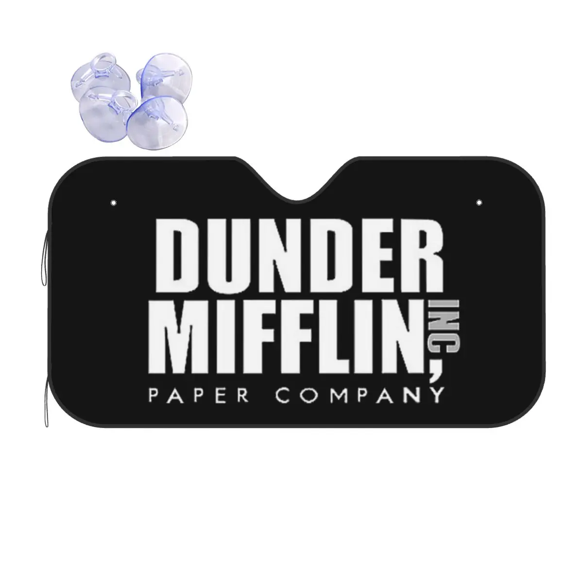 

Солнцезащитный козырек с логотипом Dunder Mifflin, лобовое стекло автомобиля, солнцезащитный козырек, аксессуары, чехлы