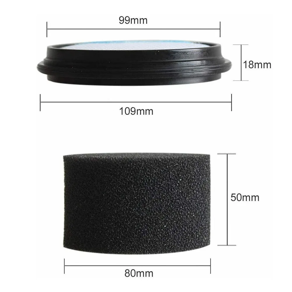 1 Pre & 1 Foam Filter Set For Vax Blade TBT3V1H1 TBT3V1P1 TBT3V1B2 TBT3V1F1 24V Ultra Cordless Pets Vacuum Cleaner Accessories