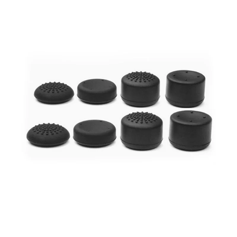 Capuchon de poignée de bâton de pouce, 8 pièces, capuchon en caoutchouc analogique en Silicone pour contrôleur PS5/PS4/Xbox série X/S/Switch Pro, accessoires de manette de jeu