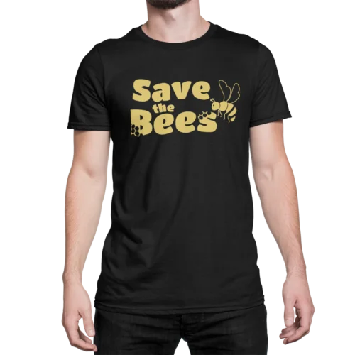Футболка Neu Girlie, Премиум футболка с надписью «Save the Bees»